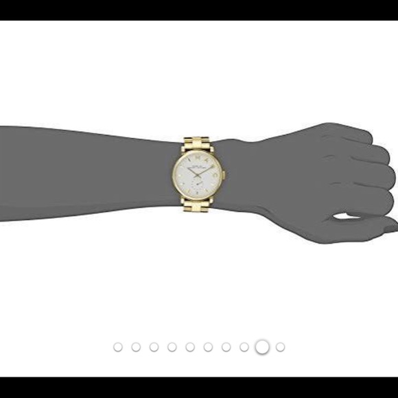 March by Marc Jacob White Dial Gold-tone Watch - Picture 7 of 8